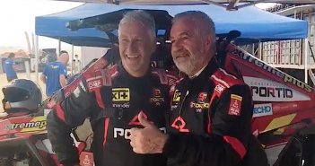 José Luis Peña y Rafael Tornabell ya están en el podio tras la décimo segunda etapa del Dakar