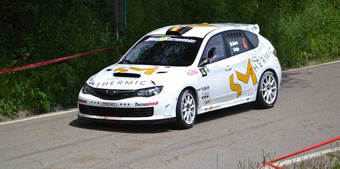 El asturiano Manuel Mora y el cántabro Ivan Bajo logran su primera victoria con el Subaru de Thermic en Puentenansa
