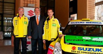 Joan Vinyes y Jordi Mercader cumplen en el Rally Islas Canarias 100 carreras con Suzuki