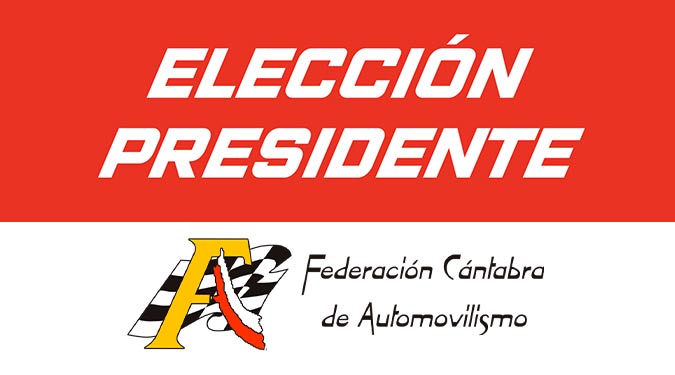 Comienzan los plazos para la elección de nuevo presidente de la Federación Cántabra de Automovilismo.
