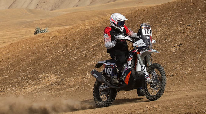 Ricardo Lastra afronta hoy la primera etapa del Rally Du Maroc tras la prologo de ayer